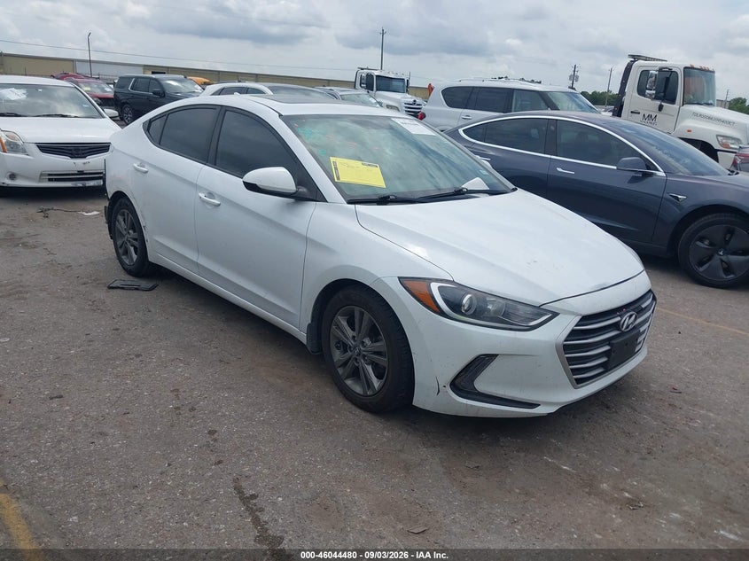 Vin: 5npd84lf4jh365707, lot: 46543935, hyundai elantra value edition 20181
