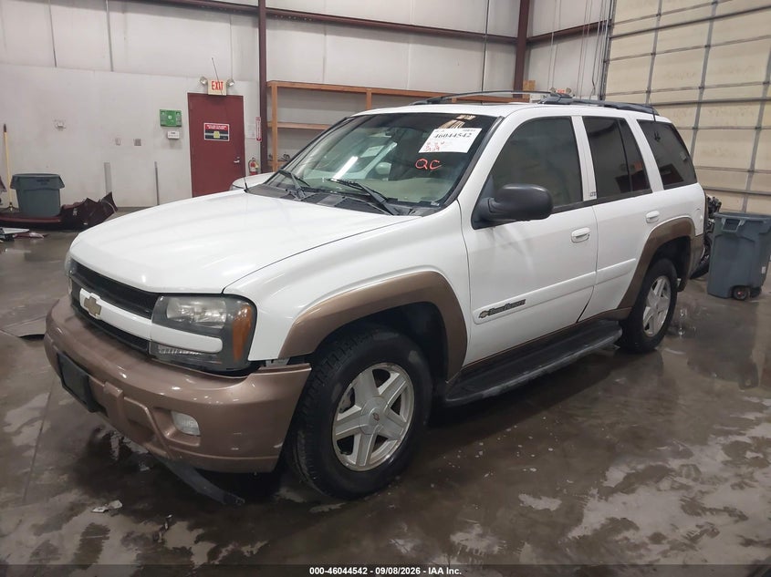 CHEVROLET TRAILBLAZER 2002 VIN 1GNDT13SX22239064