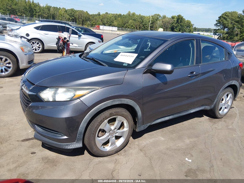 Vin: 3czru5g33gm738305, lot: 46544010, honda hr-v lx 20162