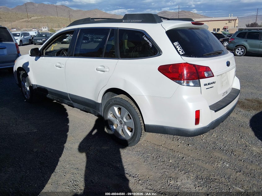 2011 SUBARU OUTBACK auction photo 3