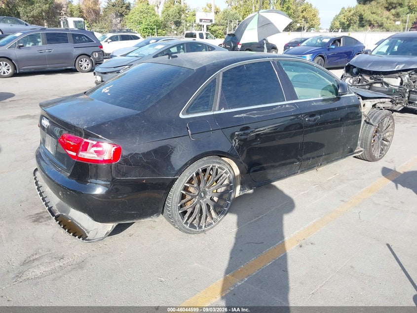 AUDI A4 2009 VIN WAUSF78K89N027384