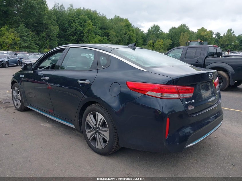 Vin: knagv4ld7h5010199, lot: 46544178, kia optima plug-in hybrid ex 20173
