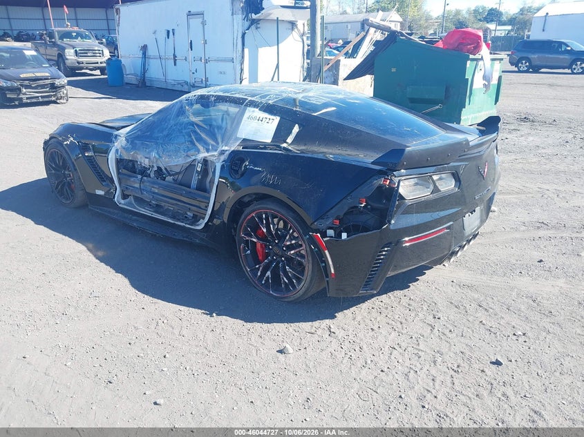 Vin: 1g1yu2d68h5604078, lot: 46544182, chevrolet corvette z06 20173