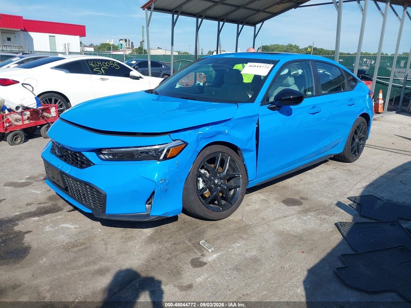 Vin: 19xfl4h80te018187, lot: 46544227, honda civic hybrid sport 20262