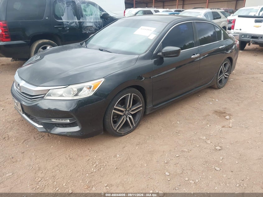 Vin: 1hgcr2f5xha072316, lot: 46544261, honda accord sport 20172