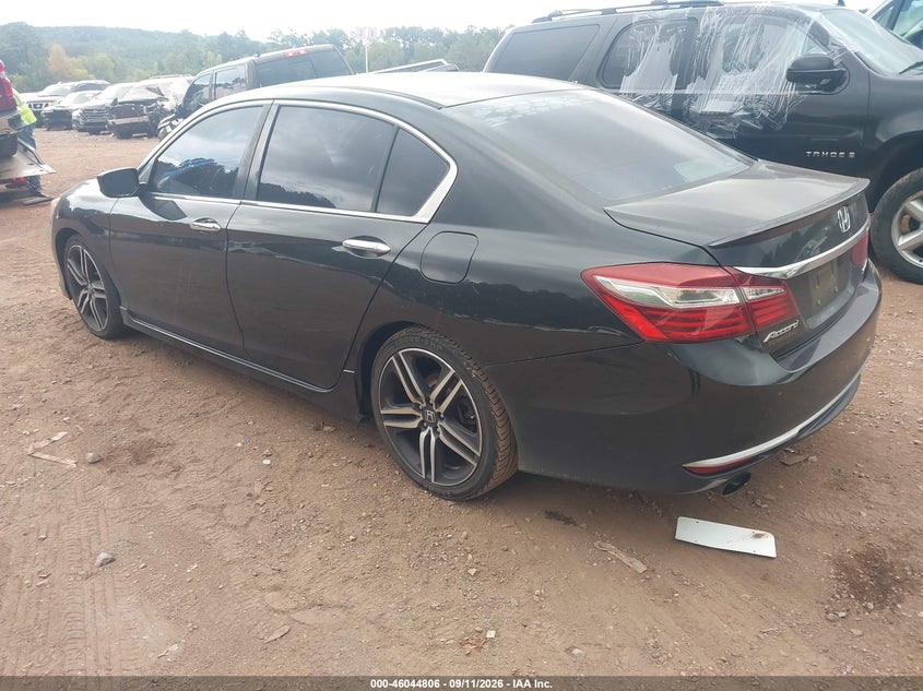 Vin: 1hgcr2f5xha072316, lot: 46544261, honda accord sport 20173