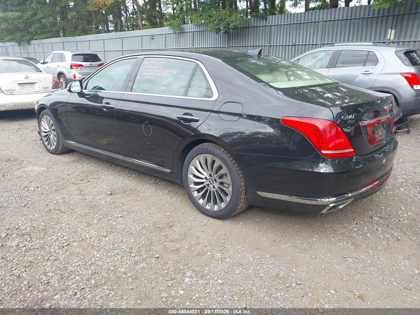 Vin: kmtf34ja7ku054683, lot: 46544276, genesis g90 20193