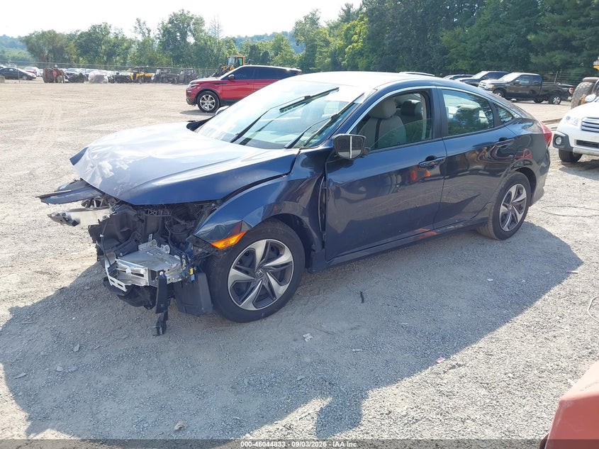 Vin: 19xfc2f68le029072, lot: 46544288, honda civic lx 20202