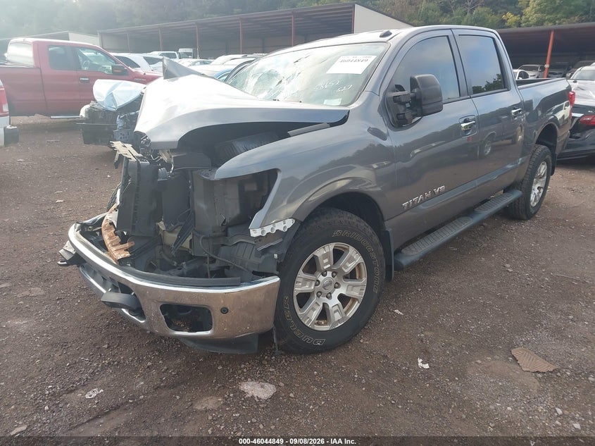 Vin: 1n6aa1e65kn517706, lot: 46544304, nissan titan sv 20192