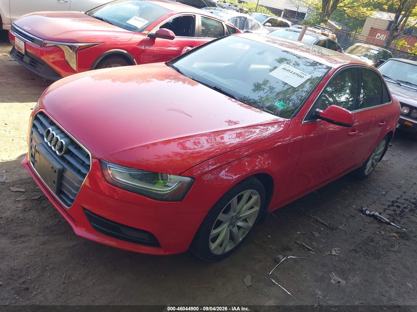 AUDI A4 2013 VIN WAUFFAFL1DN029111