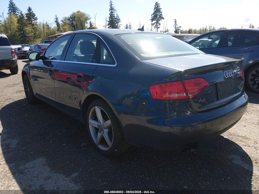 2011 AUDI A4 auction photo 3