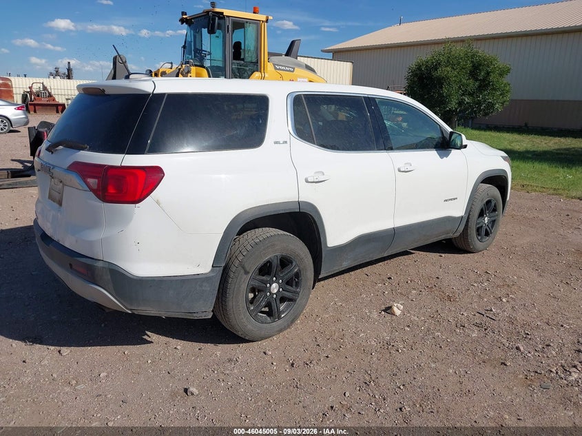 Vin: 1gkknkla7kz230499, lot: 46544460, gmc acadia sle-1 20194