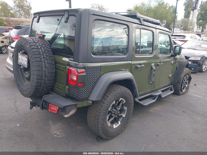 Vin: 1c4hjxdn3pw503558, lot: 46544491, jeep wrangler 4-door sport 4x4 20234