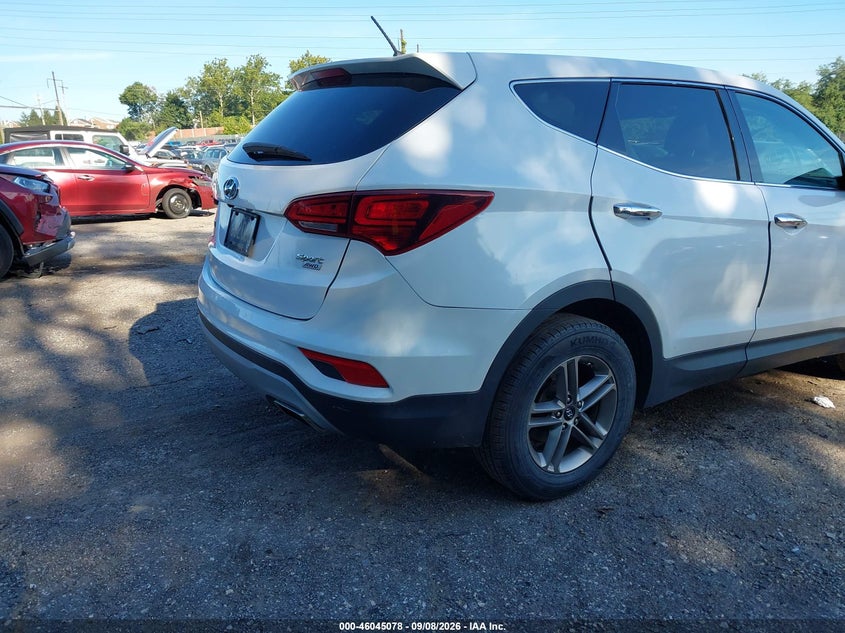 Vin: 5nmztdlb5jh083784, lot: 46544533, hyundai santa fe sport 2.4l 20184
