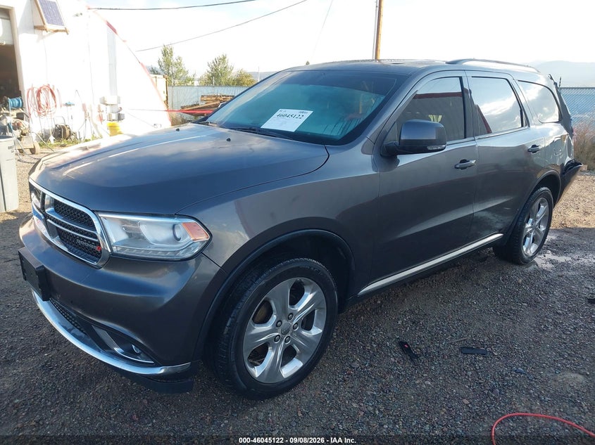 Vin: 1c4rdjdg2ec305059, lot: 46544577, dodge durango limited 20142