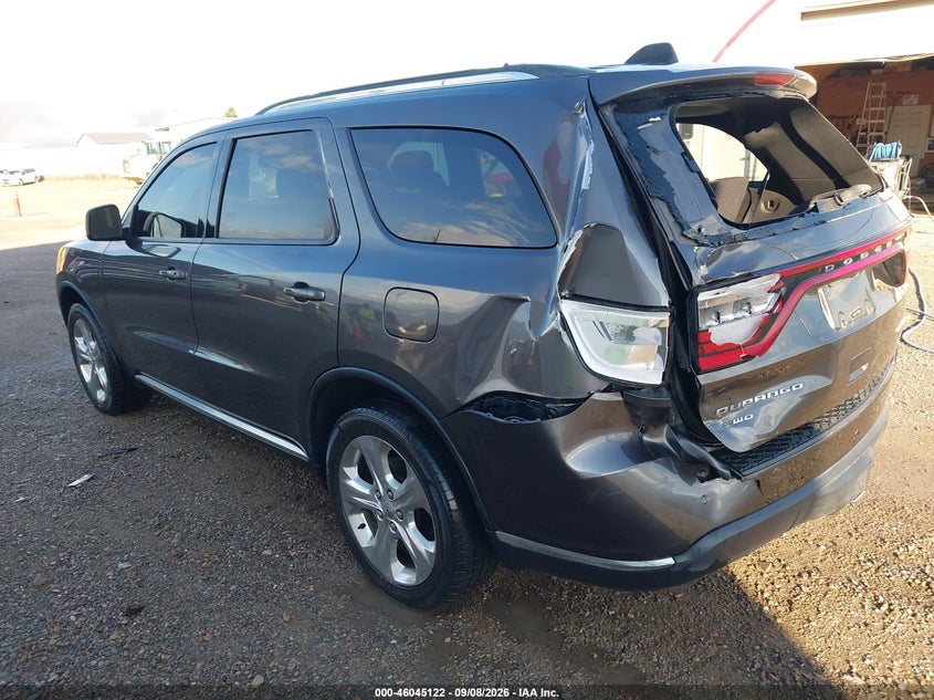 Vin: 1c4rdjdg2ec305059, lot: 46544577, dodge durango limited 20143