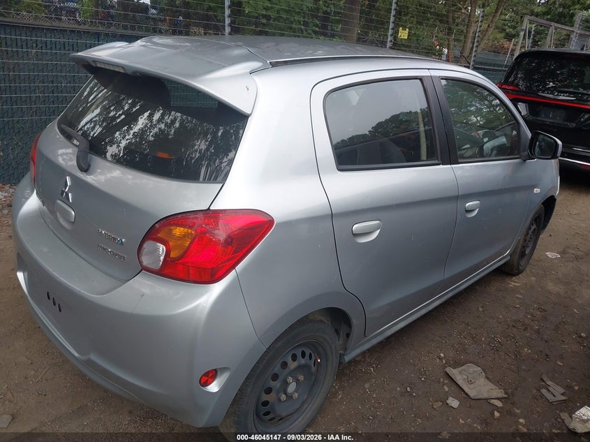 2014 MITSUBISHI MIRAGE auction photo 4