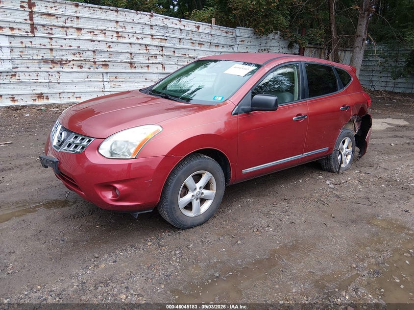 Vin: jn8as5mvxcw395621, lot: 46544638, nissan rogue s 20122