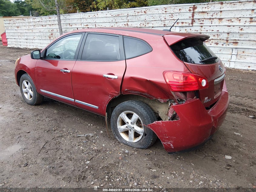 Vin: jn8as5mvxcw395621, lot: 46544638, nissan rogue s 20123