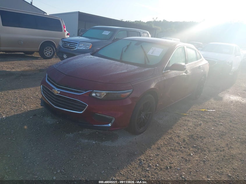 2017 Chevrolet Malibu, Затоплення, IAAI, VIN 1G1ZE5ST9HF227654 — фото 2