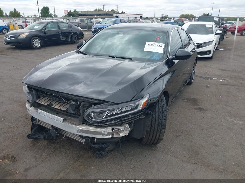 Vin: 1hgcv2f35ka009013, lot: 46544681, honda accord sport 2.0t 20192