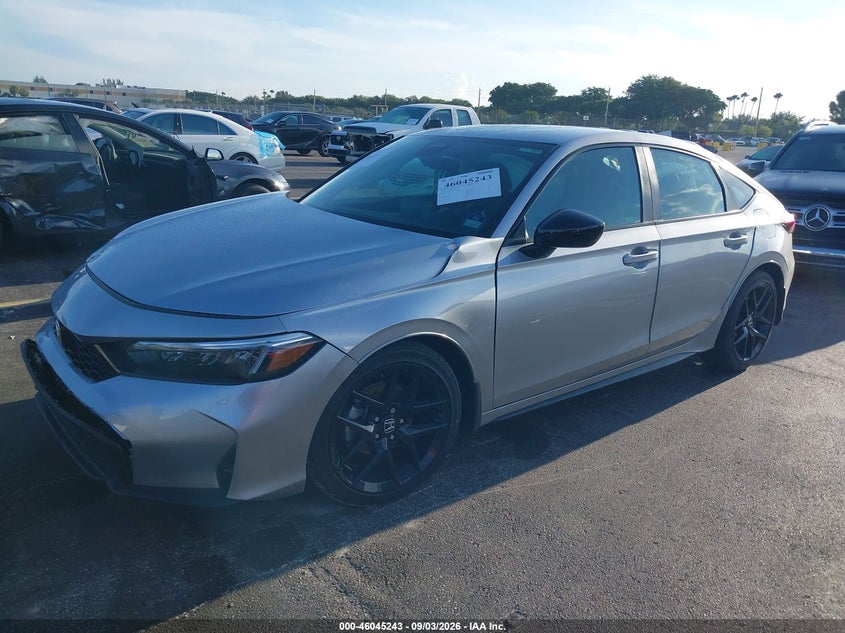 Vin: 19xfl2h84te014762, lot: 46544698, honda civic sport 20262