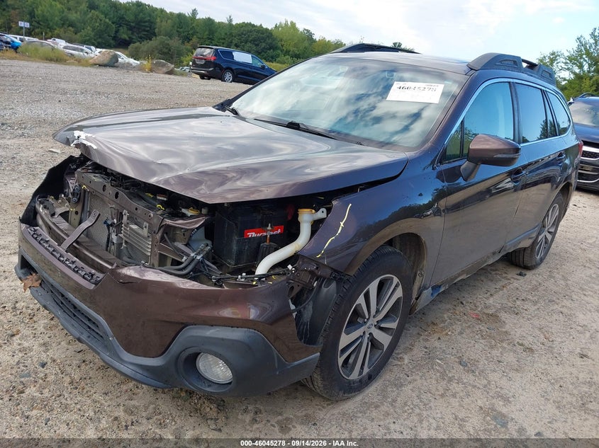 Vin: 4s4bsanc9k3330406, lot: 46544733, subaru outback 2.5i limited 20192