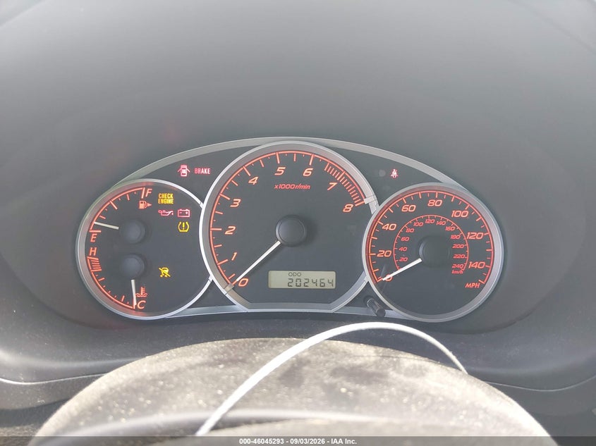 2009 SUBARU IMPREZA auction photo 7