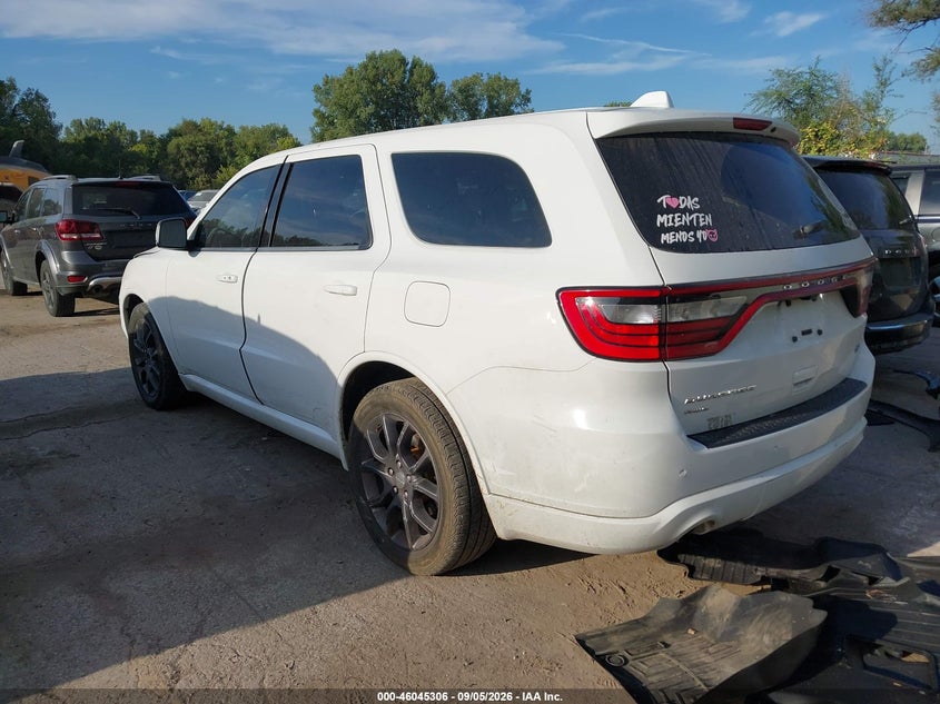 Vin: 1c4sdjctxhc960963, lot: 46544761, dodge durango r/t awd 20173