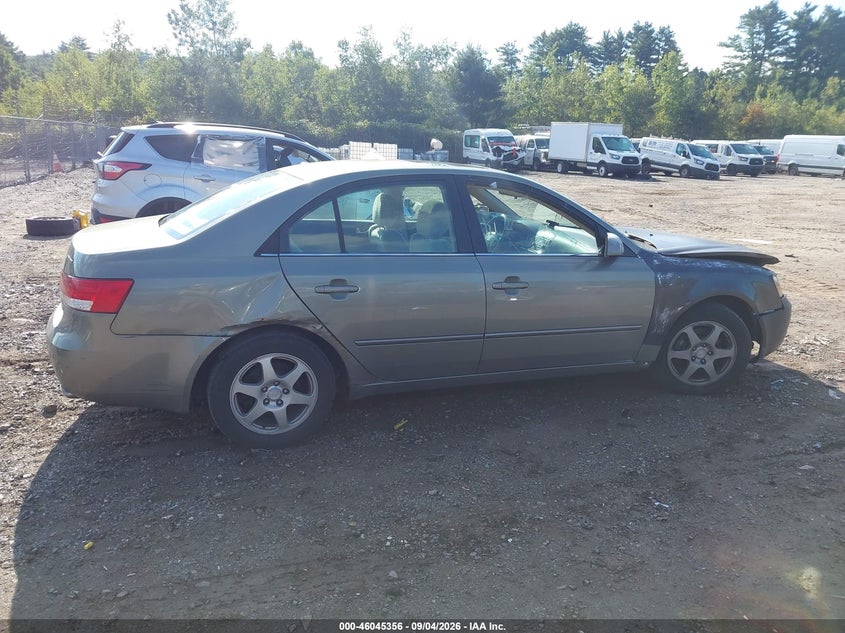 HYUNDAI SONATA 2007 VIN 5NPEU46FX7H190187