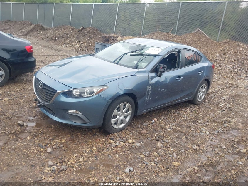 Vin: 3mzbm1u70fm179041, lot: 46544852, mazda mazda3 i sport 20152