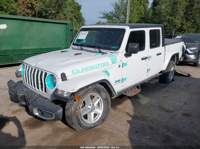 Vin: 1c6hjtag9ll173734, lot: 46544899, jeep gladiator sport s 4x4 20202