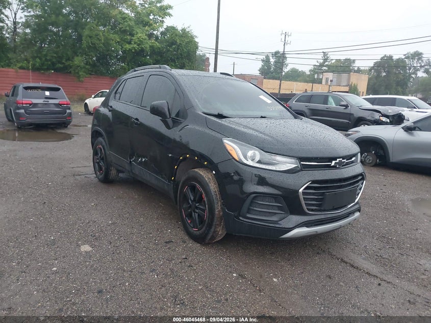 Vin: kl7cjpsb2mb335494, lot: 46544923, chevrolet trax awd lt 20211