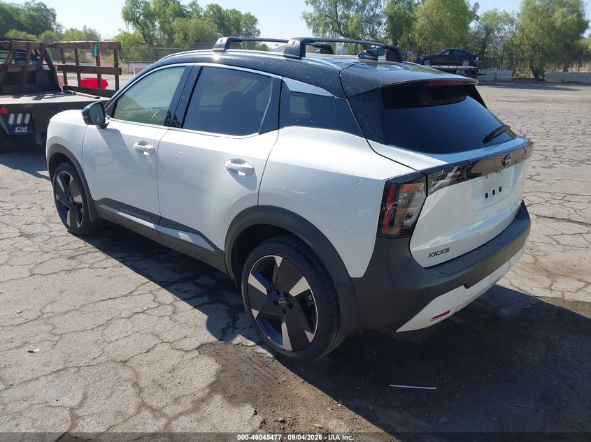 Vin: 3n8ap6da1sl397184, lot: 46544932, nissan kicks sr fwd 20253