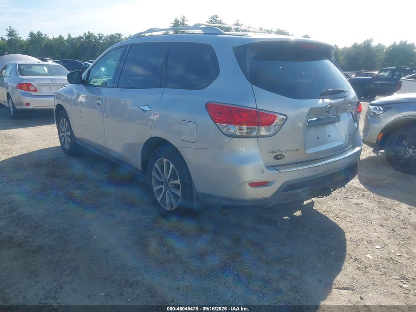 Vin: 5n1ar2mm3fc675945, lot: 46544933, nissan pathfinder sv 20153