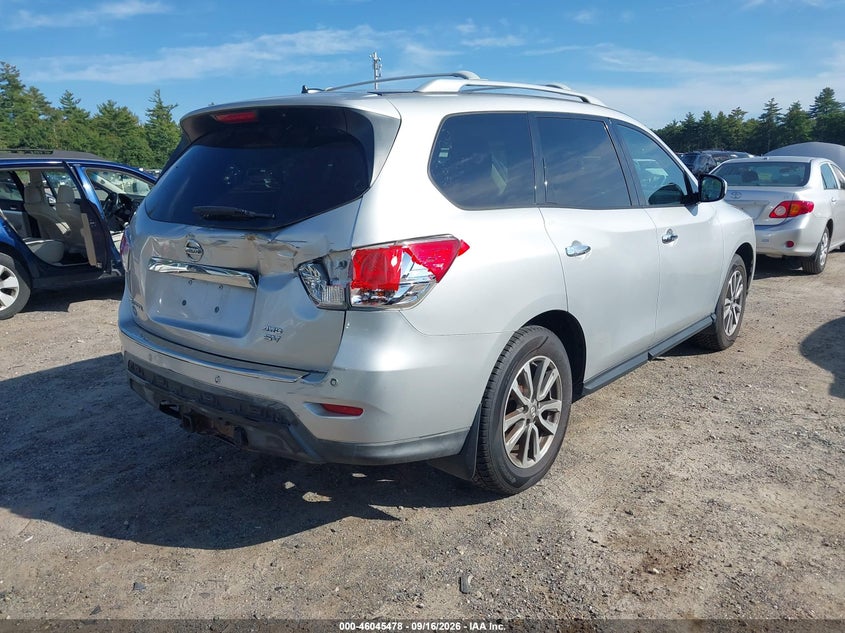 Vin: 5n1ar2mm3fc675945, lot: 46544933, nissan pathfinder sv 20154