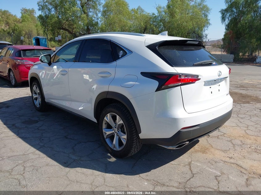 LEXUS NX 200T 2017 VIN JTJYARBZ3H2084215