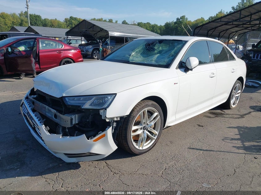 Vin: waudnaf43hn054892, lot: 46544985, audi a4 season of audi premium 20172