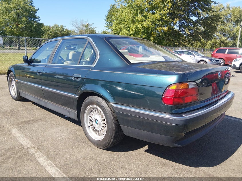 BMW 740IL 1998 VIN WBAGJ8324WDM23038