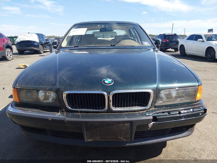 BMW 740IL 1998 VIN WBAGJ8324WDM23038
