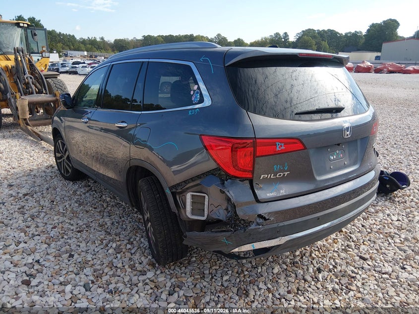 Vin: 5fnyf5h93gb017954, lot: 46544991, honda pilot touring 20163