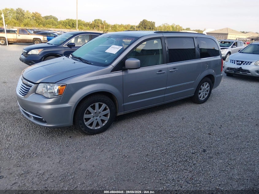 Vin: 2c4rc1bg5gr288273, lot: 46545000, chrysler town & country touring 20162
