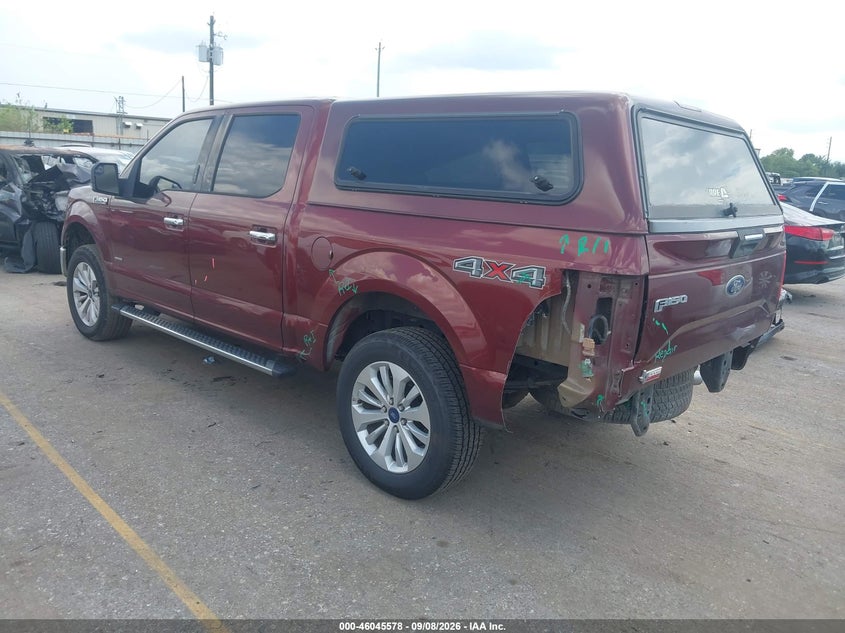 Vin: 1ftew1eg6gke92841, lot: 46545033, ford f-150 xlt 20163