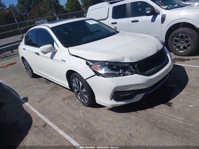 2017 Honda Accord Hybrid Ex-L, Правый перёд, IAAI, VIN JHMCR6F57HC018710