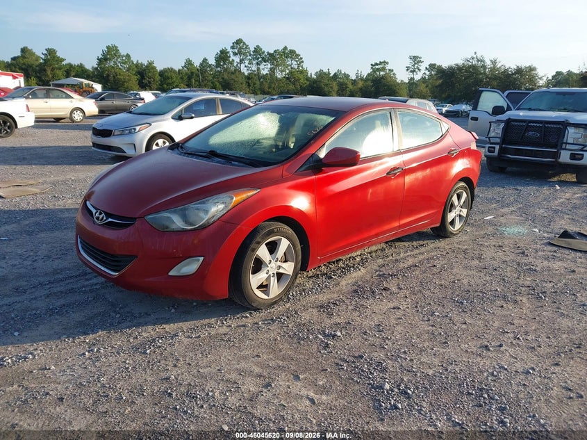 Vin: kmhdh4ae0cu284265, lot: 46545075, hyundai elantra gls (ulsan plant) 20122