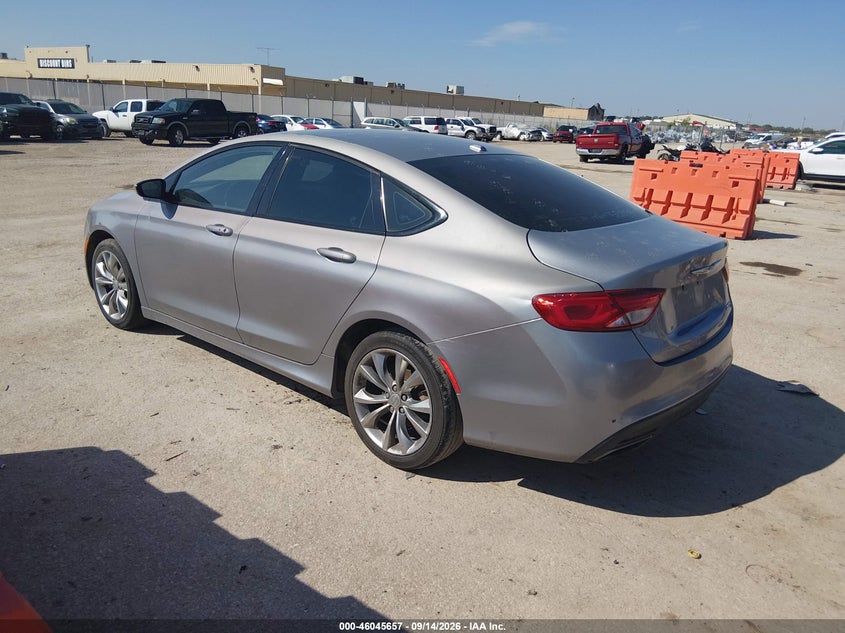 Vin: 1c3cccbb8fn712048, lot: 46545112, chrysler 200 s 20153