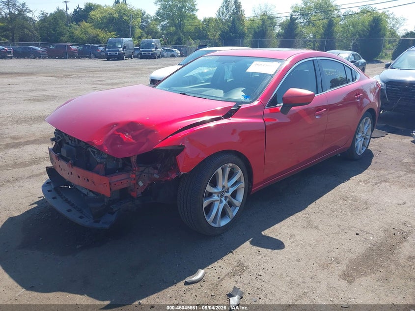 Vin: jm1gj1v54f1201506, lot: 46545116, mazda mazda6 i touring 20152