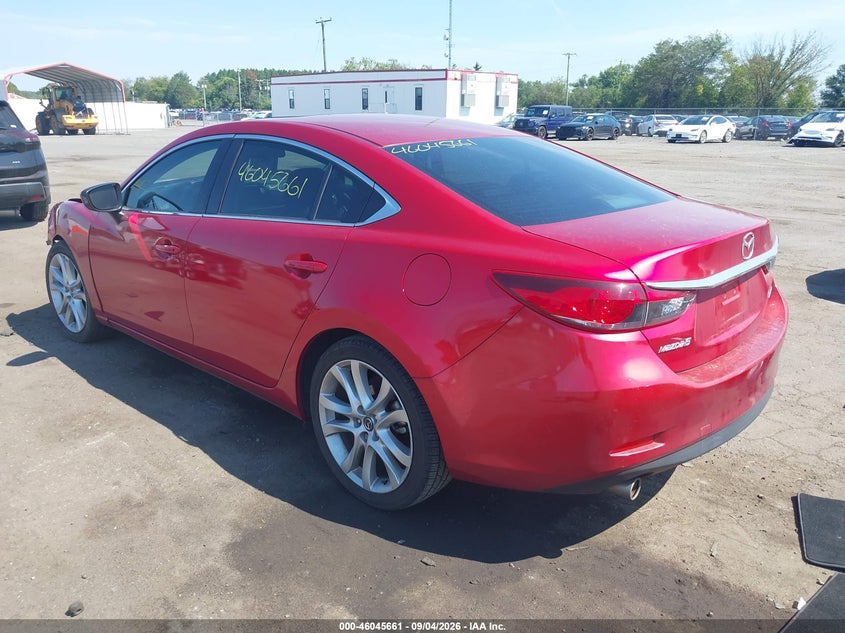 Vin: jm1gj1v54f1201506, lot: 46545116, mazda mazda6 i touring 20153