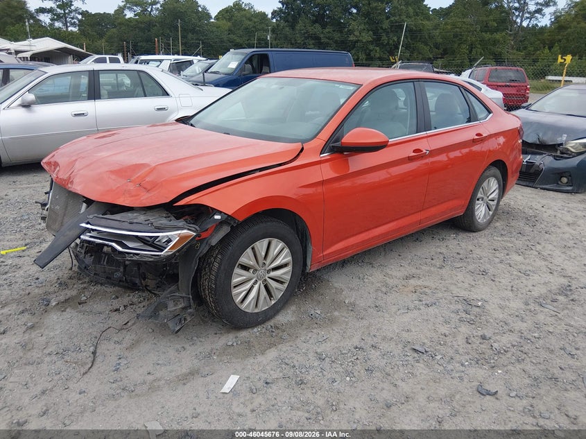 Vin: 3vwcb7buxkm244185, lot: 46545131, volkswagen jetta 1.4t r-line/1.4t s/1.4t se 20192
