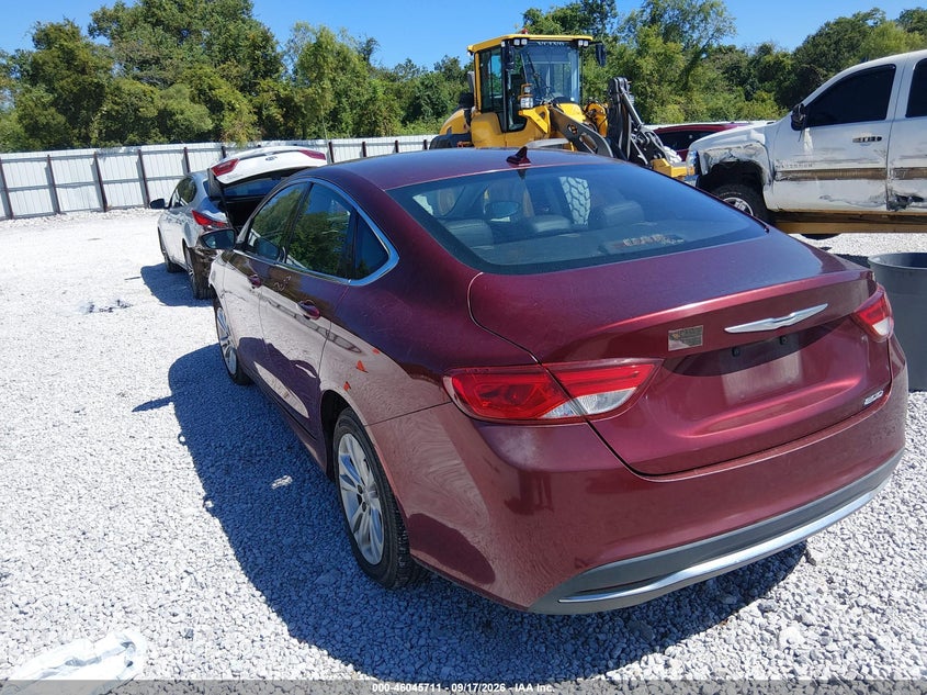 Vin: 1c3cccab9gn188623, lot: 46545166, chrysler 200 limited platinum 20163